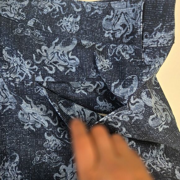 Sperry Water Shorts Size 30 – Octopus Print Swim Trunks – Navy Blue NWT - Picture 9 of 16